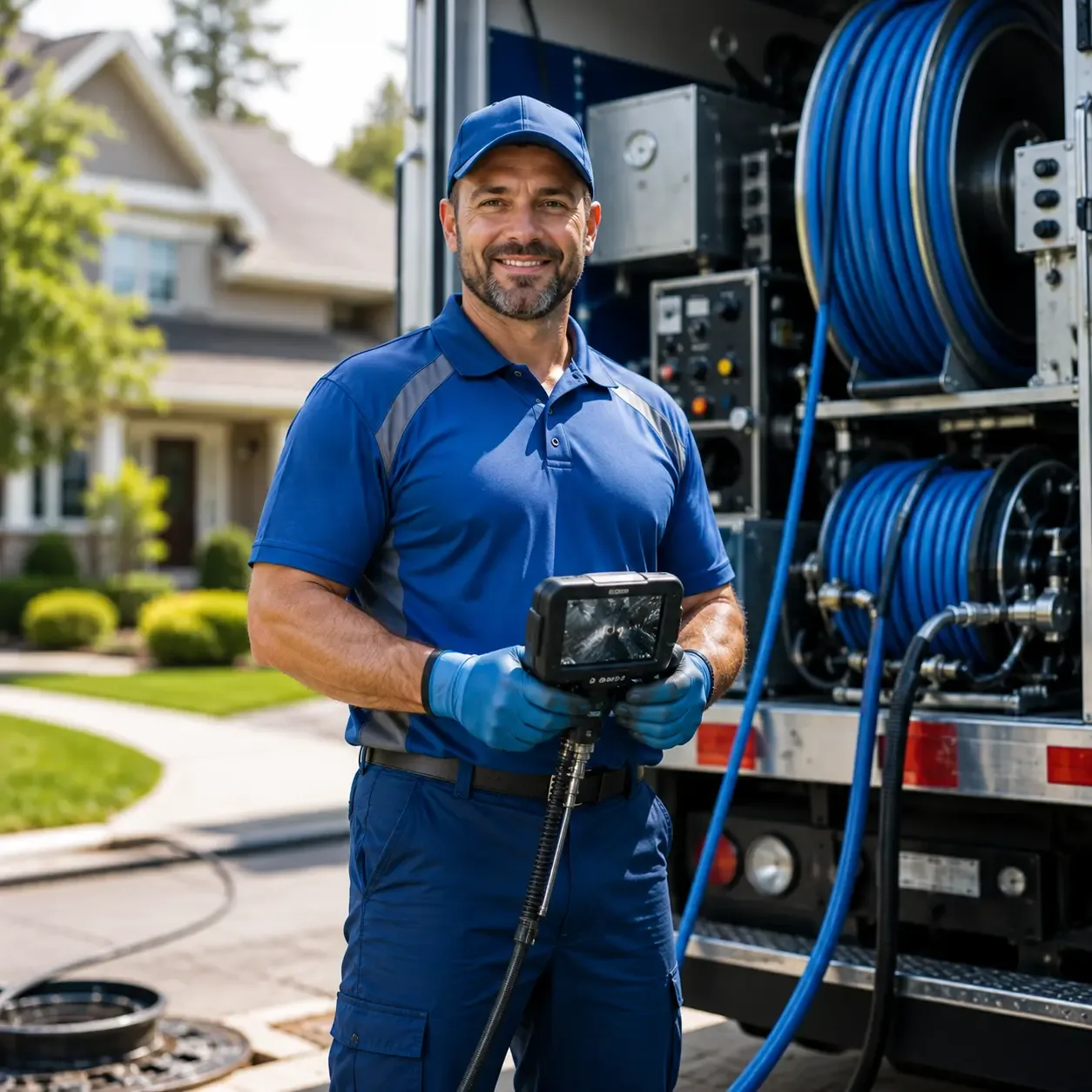 Local outdoor drain cleaning specialists in Warfield, KY